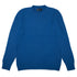 Skyline Blue Altnaharra 8ply Crew Neck Cashmere Sweater CASHMERE Robert Old