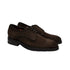 Dark Brown Suede Derby Shoe SHOES Santoni