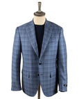 Blue Check Super 130's Pure Wool Jacket JACKETS Robert Old