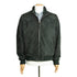 Dark Green Goat Suede Bomber Jacket LEATHERS Robert Old