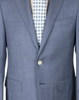 Light Blue 100% Wool Suit  Robert Old   