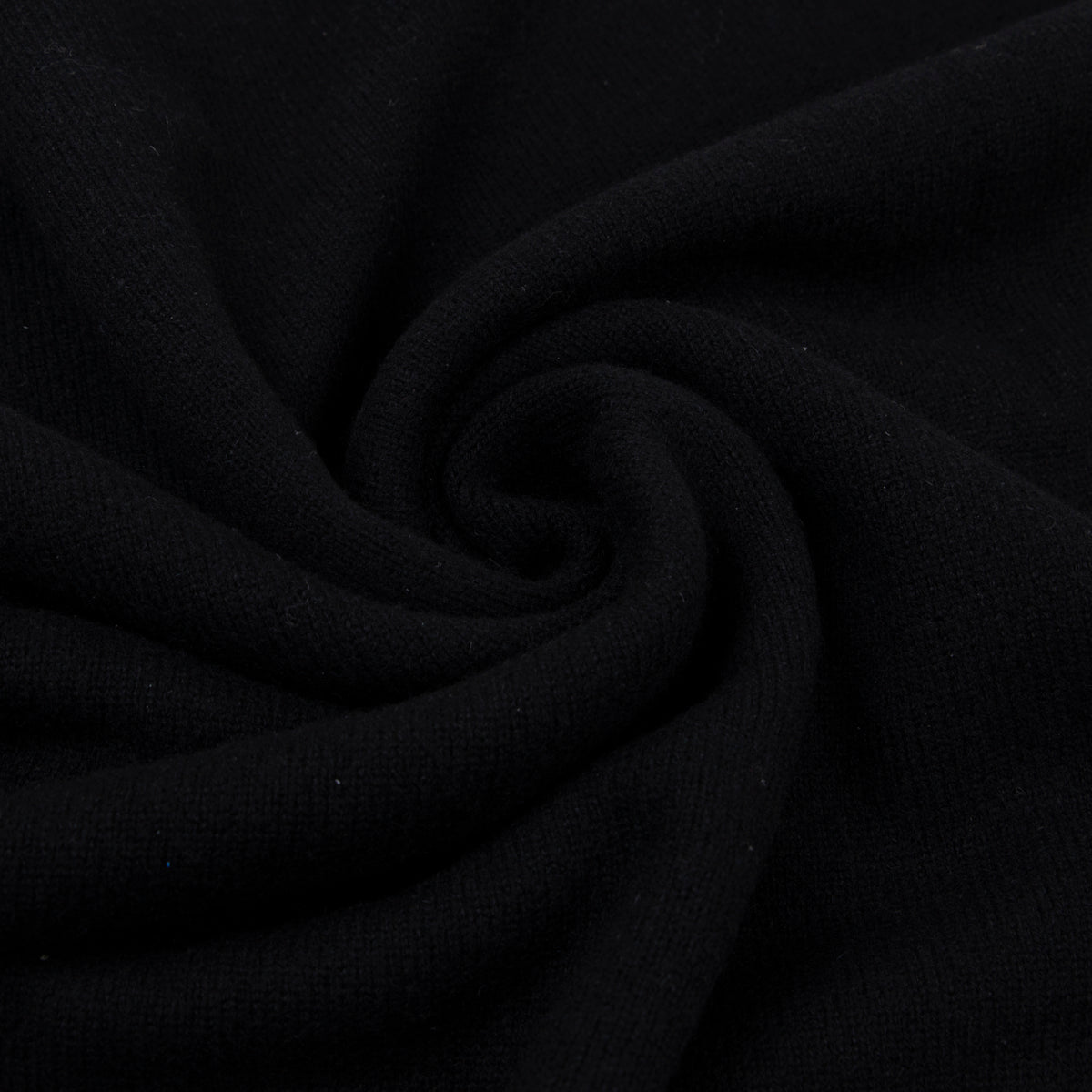 Black Tobermorey 4ply V-Neck Cashmere Sweater  Robert Old   
