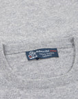 Flannel Highclere Cashmere Crew Neck Sweater  Robert Old   