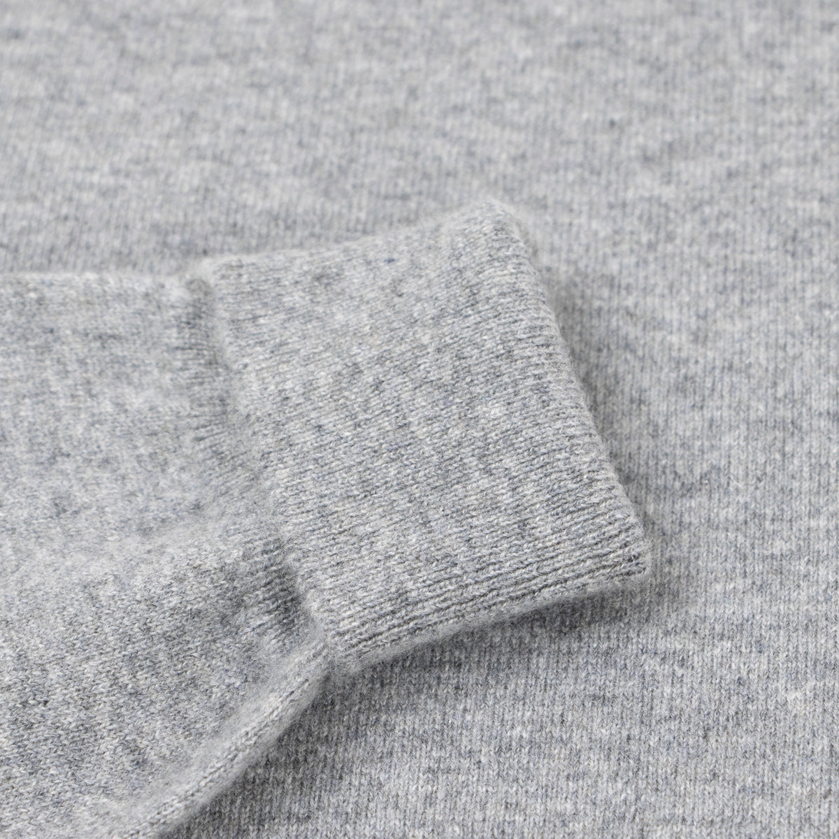 Flannel Highclere Cashmere Crew Neck Sweater  Robert Old   