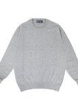 Flannel Highclere Cashmere Crew Neck Sweater  Robert Old   