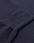 Dark Navy Highclere Cashmere Crew Neck Sweater  Robert Old   