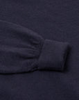 Dark Navy Highclere Cashmere Crew Neck Sweater  Robert Old   