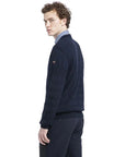 Navy Wool Crewneck Jumper KNITWEAR Paul & Shark