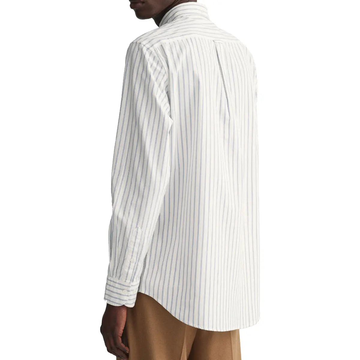 Eggshell Regular Fit Light Oxford Stripe Shirt  Gant   