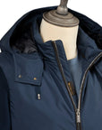 Blue 'Evan' Lightweight Down Filled Jacket  Moorer   