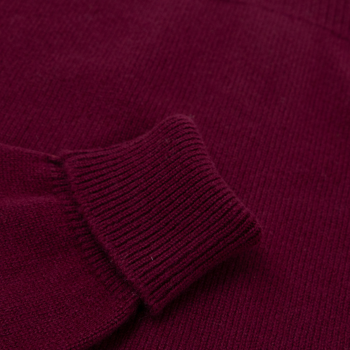 The Barra 4ply Full Zip Cashmere Cardigan - Pompeii Red - Astrakhan  Robert Old   