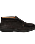 Charcoal Suede Desert Boot  Santoni   