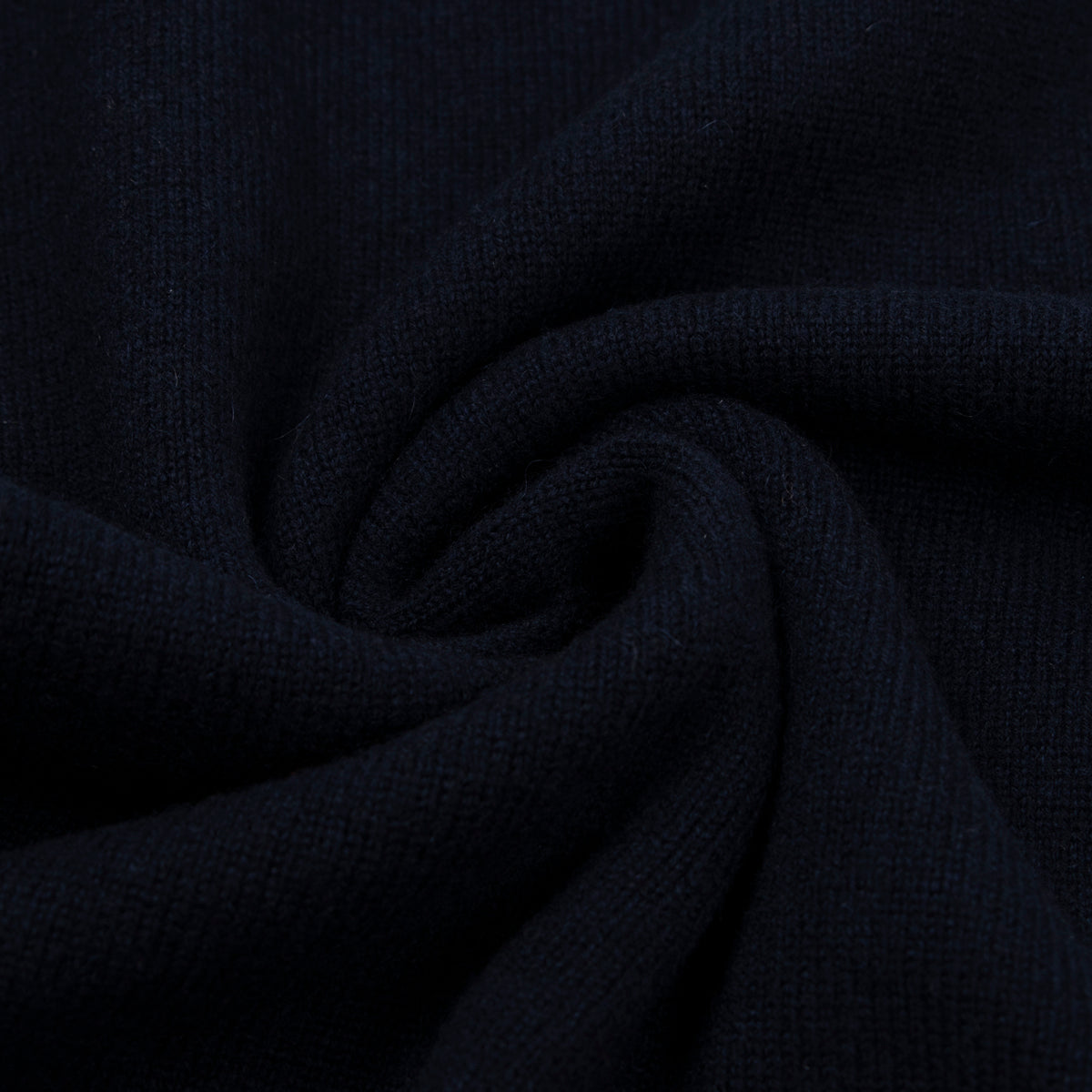 The Bowmore 1/4 Zip Neck Cashmere Sweater - Nero Navy / Derby  Robert Old   