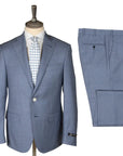 Light Blue 100% Wool Suit  Robert Old   