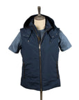 Moorer Blue 'Evan' Lightweight Down Filled Jacket BLOUSONS MooRER