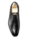 Audley Black Hand Grade Oxford Shoes  Crockett & Jones   