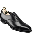 Audley Black Hand Grade Oxford Shoes  Crockett & Jones   