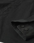 Black Garment Dyed Cotton Scale Shirt  Belstaff   