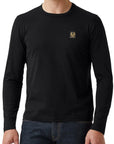 Black Long Sleeved Logo T-Shirt  Belstaff   