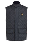 Dark Navy Diamond-Quilted Icon Gilet  Belstaff   