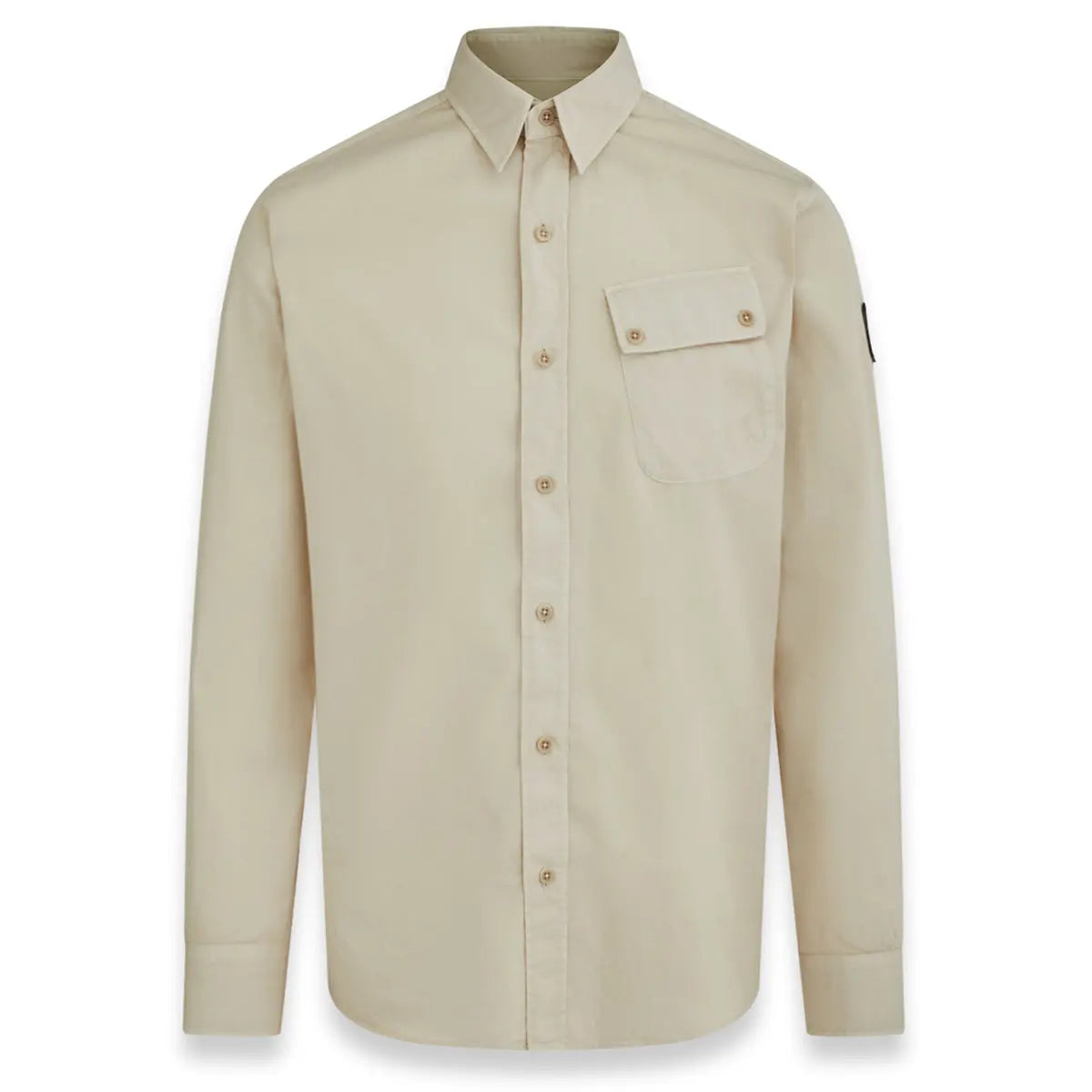 Fawn ‘Pitch’ Cotton Twill Shirt  Belstaff   
