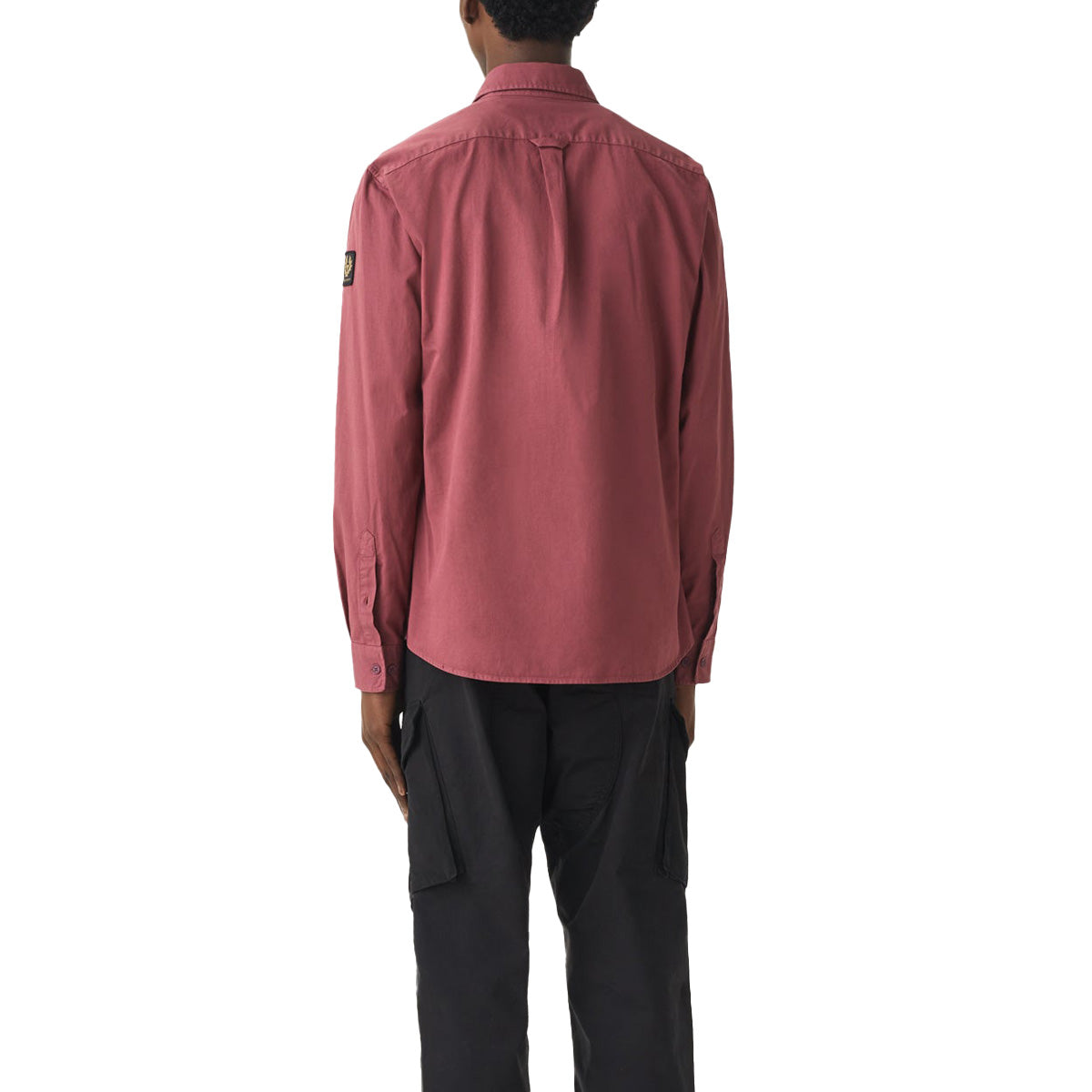 Mulberry Garment Dyed Cotton Scale Shirt  Belstaff   