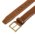 Tan Scotch Country Grain Belt with Antique Brass Buckle BELTS/BRACES Crockett & Jones