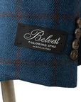 Blue Windowpane Check "Jacket in the Box"  Belvest   