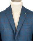 Blue Windowpane Check "Jacket in the Box"  Belvest   