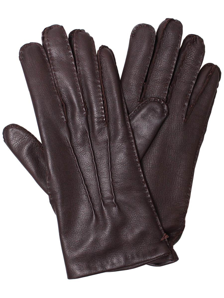 Classic Leather Gloves Lined with 100% Cashmere  Robert Old   