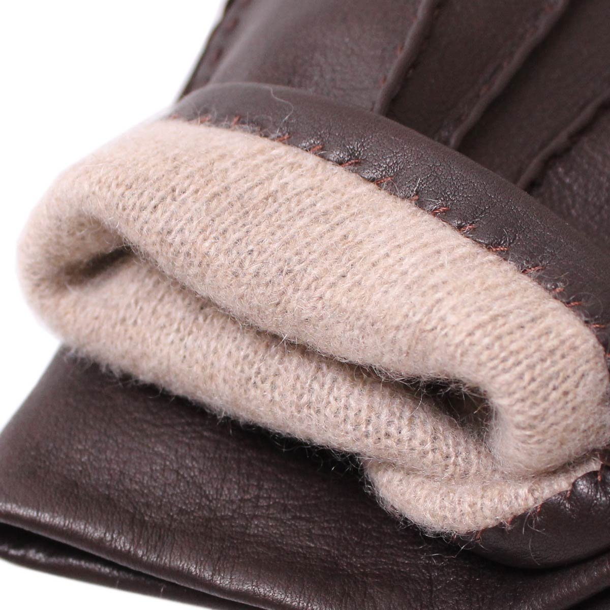 Classic Leather Gloves Lined with 100% Cashmere  Robert Old   