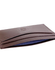 Brown Leather Card Holder  Robert Old   