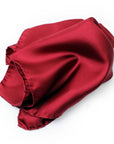 Burgundy Red Silk Pocket Square HANDKERCHIEFS Robert Old