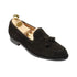 Cavendish Black Suede Tassel Loafer SHOES Crockett & Jones