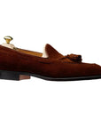 Cavendish Polo Brown Suede Tassel Loafer  Crockett & Jones   