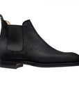 Chelsea 5 Black Rough-Out Suede Boots  Crockett & Jones   