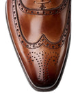 Fairford Tan Handgrade Oxford Brogue Shoes  Crockett & Jones   