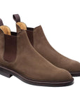 Chelsea 11 Slate Brown Suede Boots  Crockett & Jones   