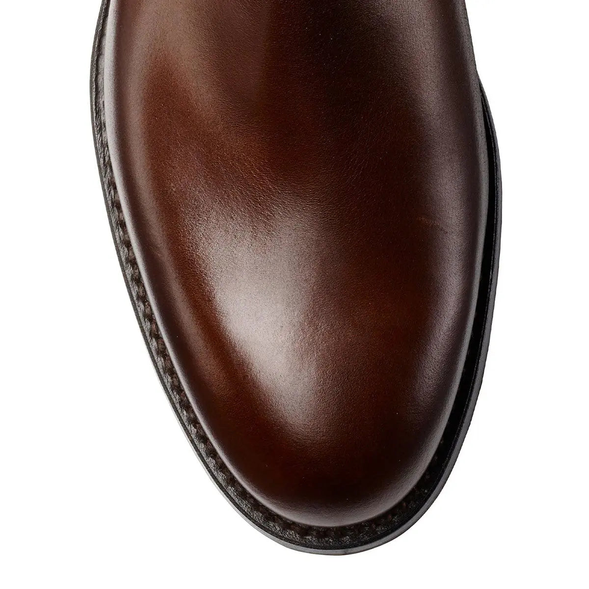 Chelsea 5 Dark Brown Calf Leather Boots  Crockett & Jones   