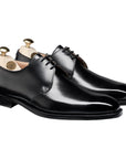 Highbury Black Calf Derby Shoes  Crockett & Jones   