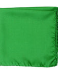 Emerald Green Silk Pocket Square HANDKERCHIEFS Robert Old