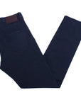 Navy Stretch Cotton Lyocell Jeans  Ermenegildo Zegna   