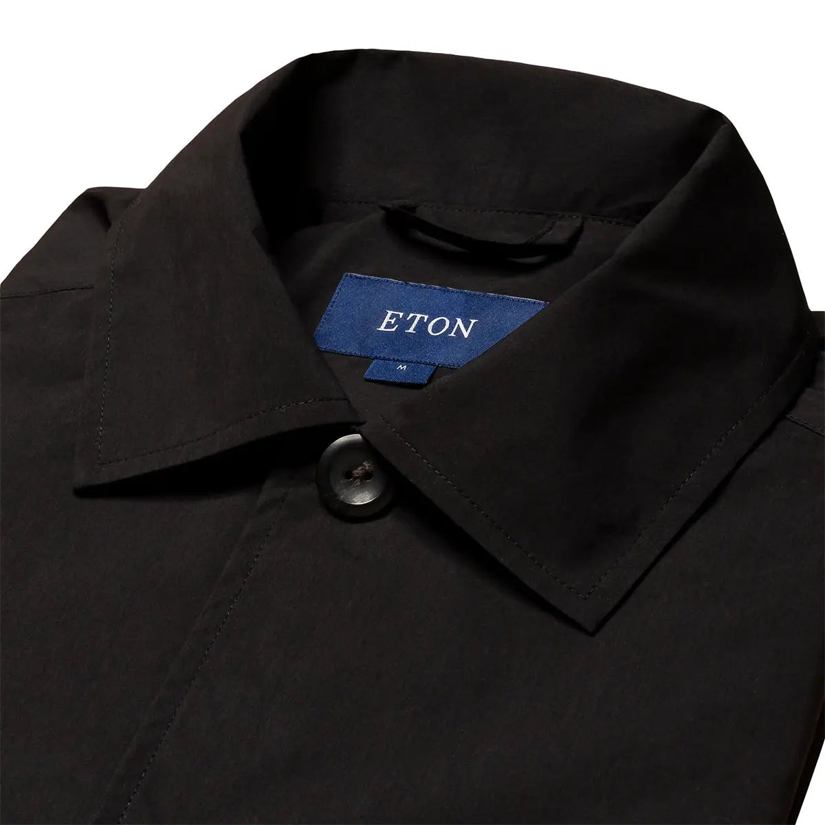 Black Wind Technical Overshirt  Eton   