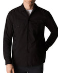 Black Wind Technical Overshirt  Eton   