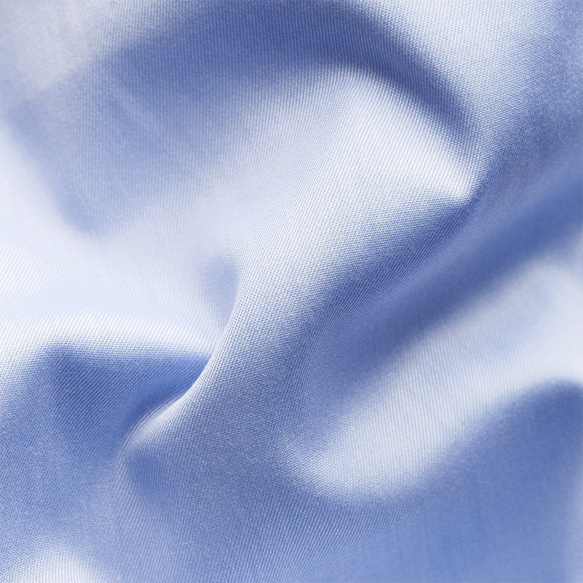 Blue Floral Trim Signature Twill Contemporary Fit Shirt  Eton   