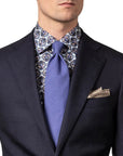 Blue & Purple Medallion Print Contemporary Fit Shirt  Eton   