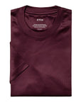 Burgundy Filo di Scozia Cotton T-Shirt  Eton   
