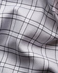 Grey Checked Signature Twill Slim Fit Shirt Long Sleeve Eton   