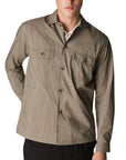 Light Brown Wind Technical Overshirt  Eton   