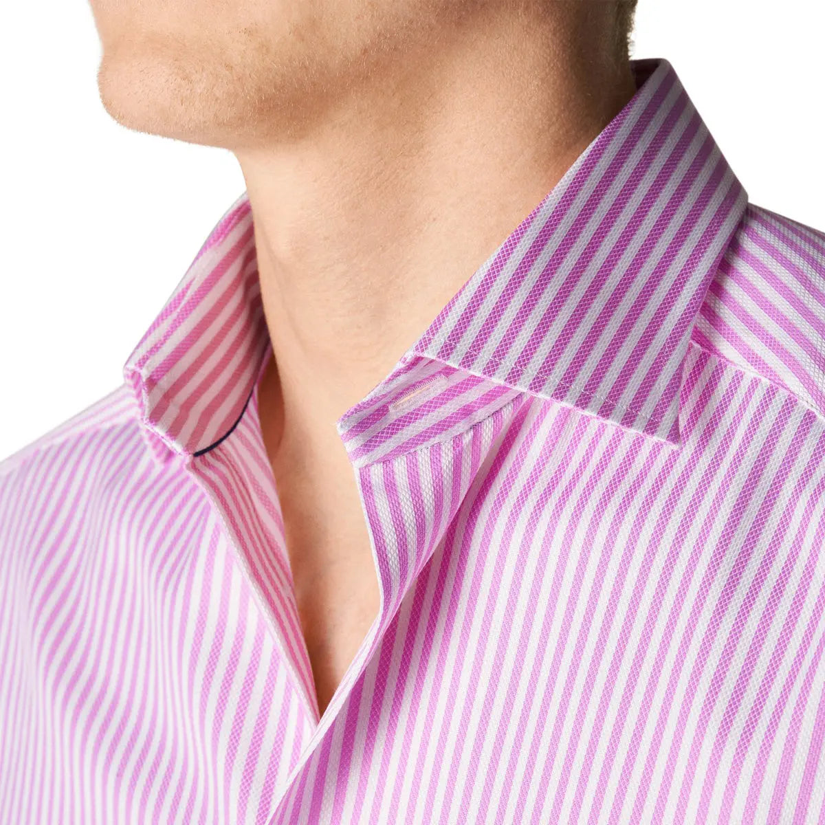 Pink Bengal Stripe Contemporary Fit Shirt  Eton   